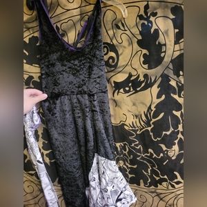Girls velvet nightmare before Christmas dress one size